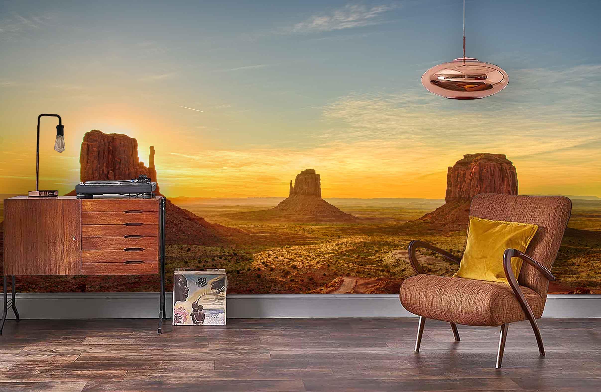 3D Sunset Desert Wall Mural Wallpaper 36- Jess Art Decoration