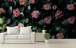 3D pink rose wall mural wallpaper 20- Jess Art Decoration