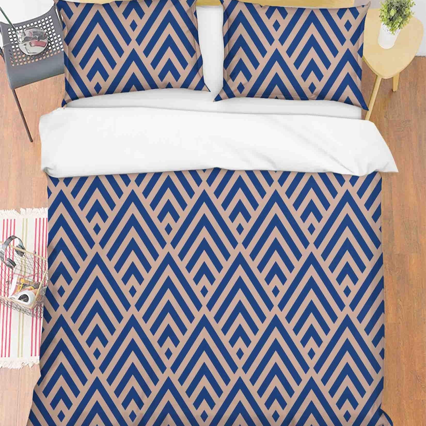 3D Abstract Geometric Art Decoration Quilt Cover Set Bedding Set Duvet Cover Pillowcases 212- Jess Art Decoration