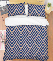 3D Abstract Geometric Art Decoration Quilt Cover Set Bedding Set Duvet Cover Pillowcases 212- Jess Art Decoration