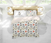 3D Cartoon Penguin Balloon Quilt Cover Set Bedding Set Pillowcases 39- Jess Art Decoration
