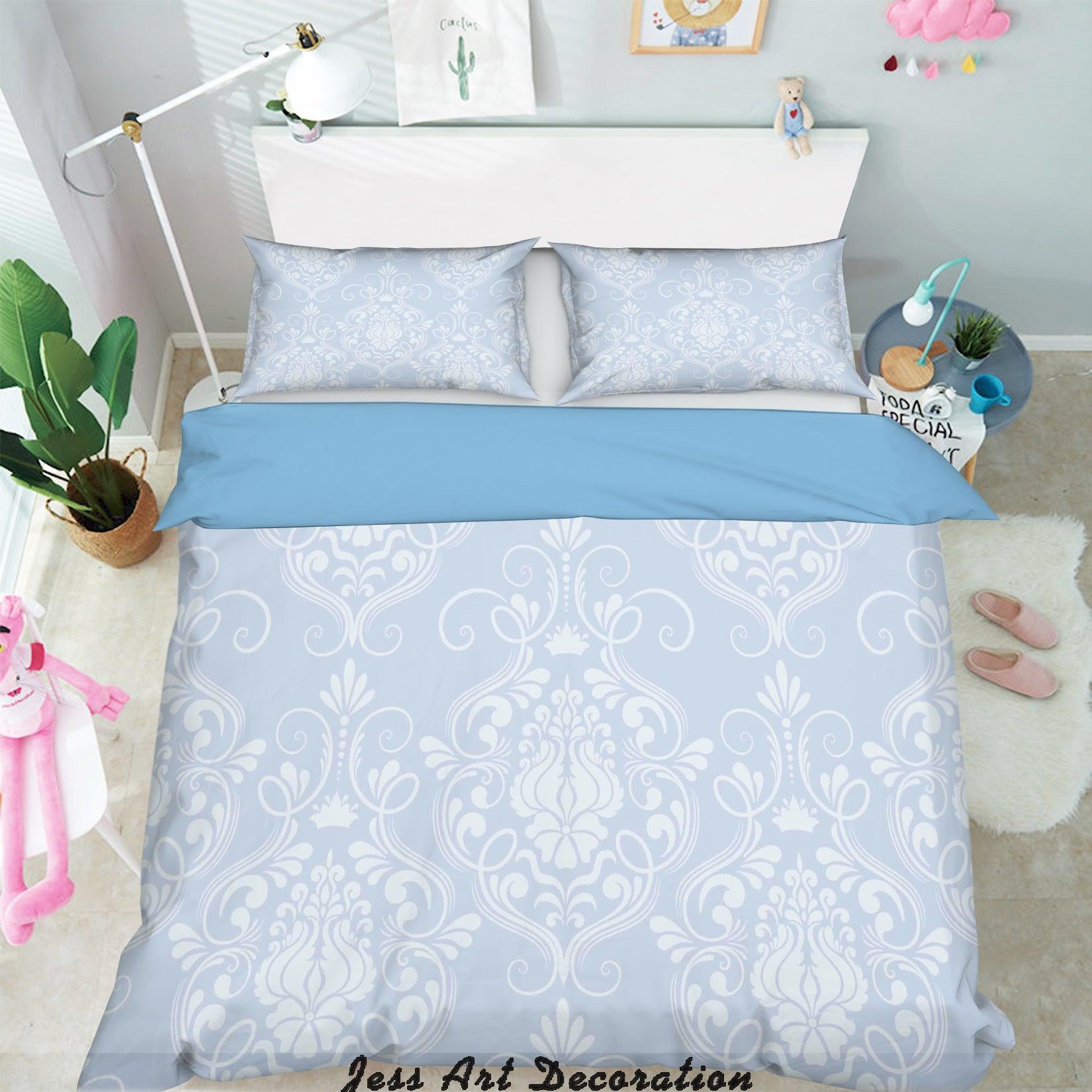 3D White Plates Pattern Quilt Cover Set Bedding Set Pillowcases  240- Jess Art Decoration