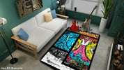 3D Abstract Graffiti Art Non-Slip Rug Mat A483 LQH- Jess Art Decoration