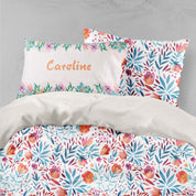 3D Red Floral Blue Branches Quilt Cover Set Bedding Set Pillowcases 45- Jess Art Decoration