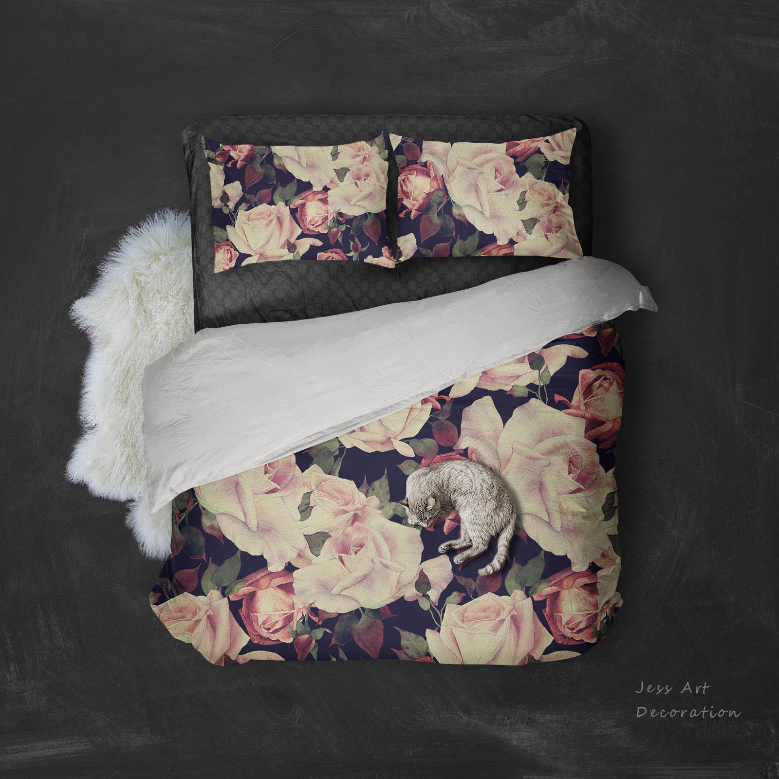 3D Color Flower  Art Quilt Cover Set Bedding Set Pillowcases  28- Jess Art Decoration