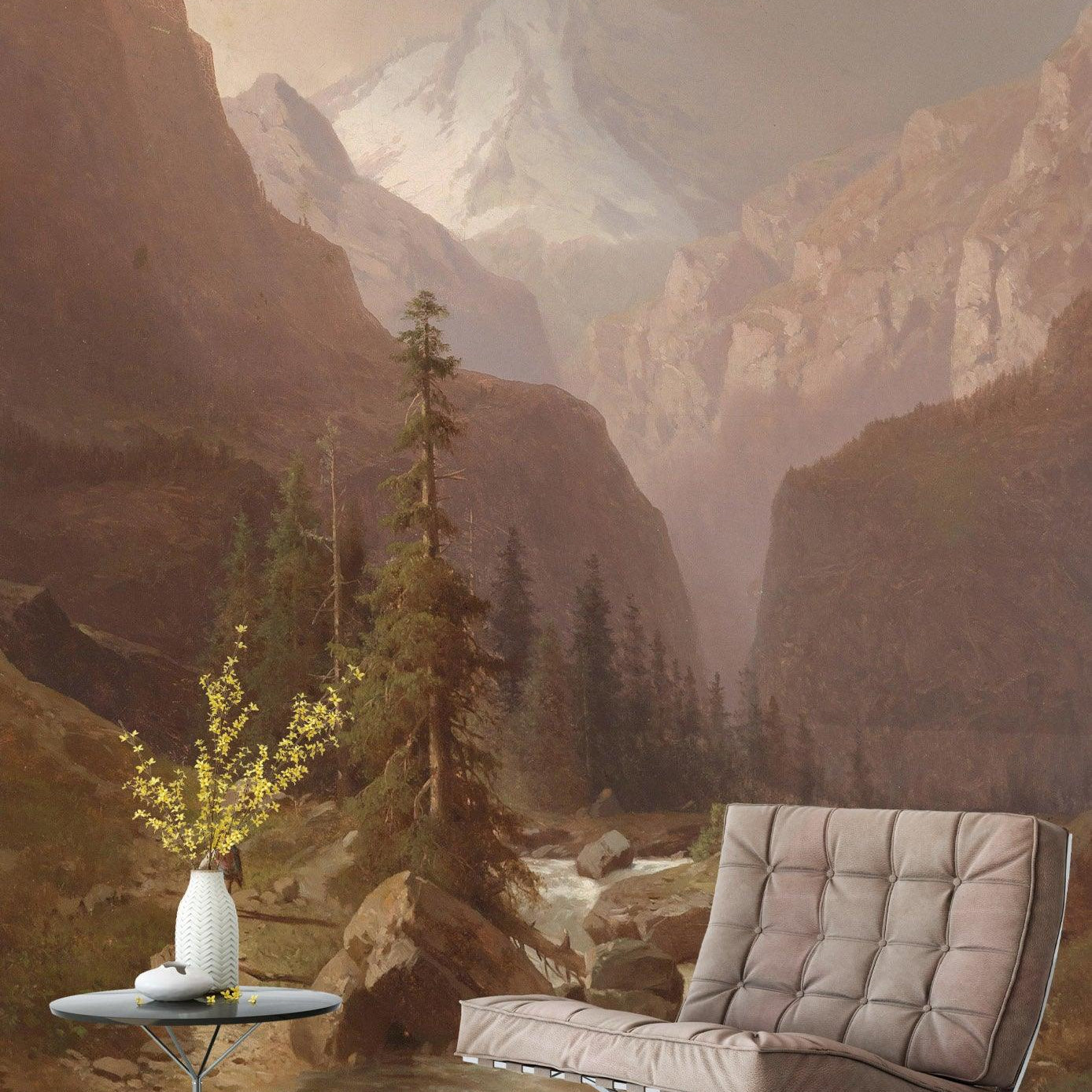 3D Remote Mountains Oil Painting Wall Mural Wallpaper 89- Jess Art Decoration