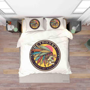3D Native American Indian Skull Tattoo Quilt Cover Set Bedding Set Duvet Cover Pillowcases WJ 9203- Jess Art Decoration