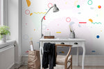 3D White Background Color Symbol Wall Mural Wallpaper 119- Jess Art Decoration