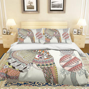 3D Cartoon Elephant Quilt Cover Set Bedding Set Pillowcases 79- Jess Art Decoration