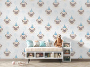 3D Cartoon Cute Pug Wall Mural Wallpaper LXL 332- Jess Art Decoration