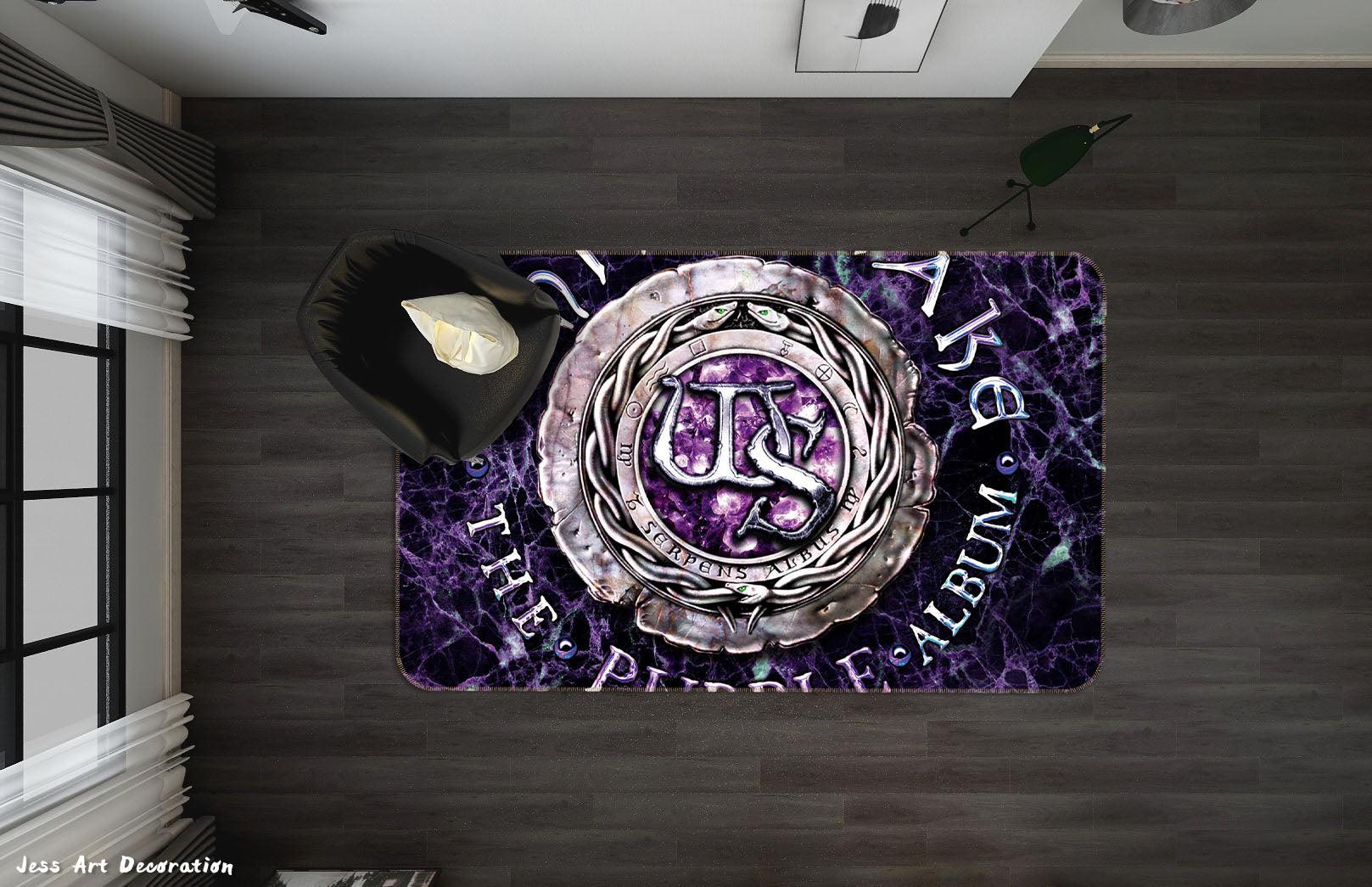 3D Whitesnake Rock Band Non-Slip Rug Mat 50- Jess Art Decoration