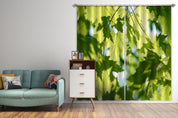 3D Tree Nature Branch Plant Sunbeam Leaf Curtains and Drapes GD 4044- Jess Art Decoration