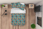 3D Hand Drawn Cartoon Colorful Ocean Clownfish Pattern Quilt Cover Set Bedding Set Duvet Cover Pillowcases LXL- Jess Art Decoration