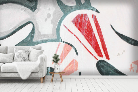 3D Abstract Grey Graffiti Wall Mural Wallpaper 48- Jess Art Decoration