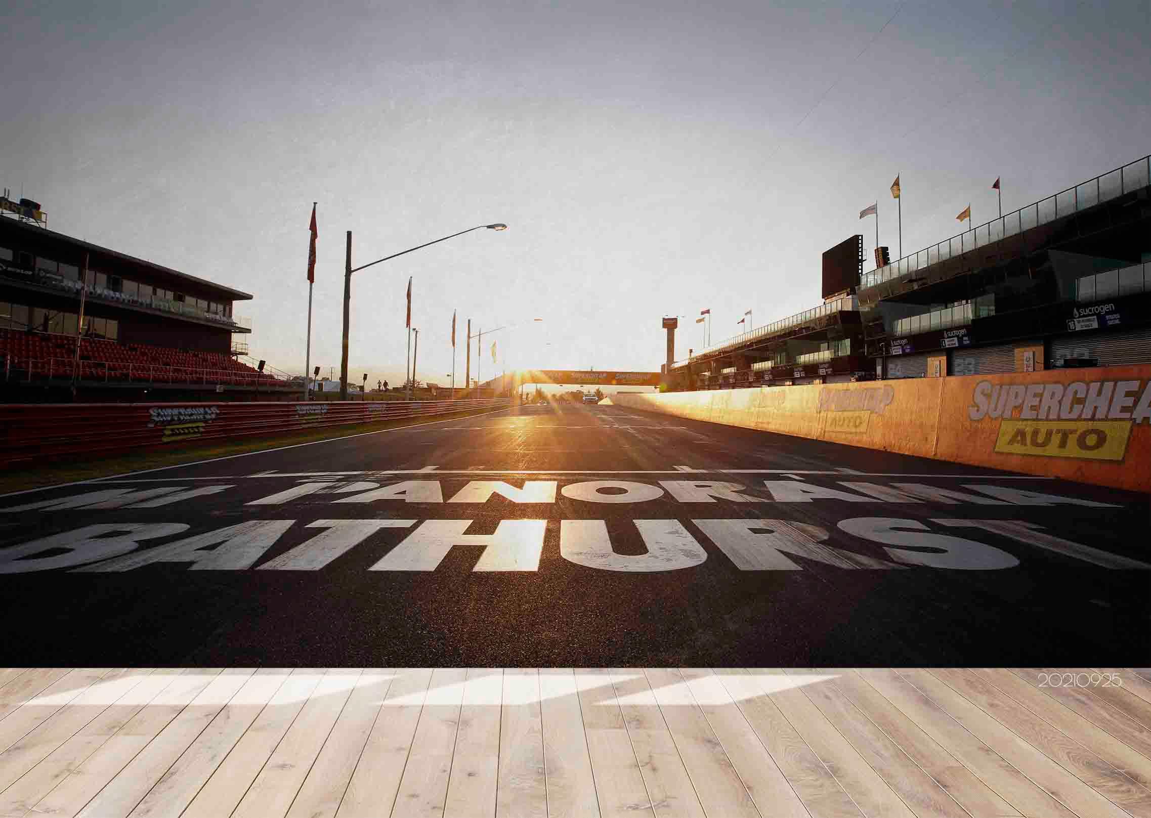 3D City Road Landscape Wall Mural Wallpaper LQH 259- Jess Art Decoration