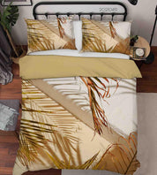 3D Tropical Leaf Quilt Cover Set Bedding Set Duvet Cover Pillowcases 128- Jess Art Decoration