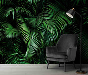3D Vintage Tropical Plants Green Leaf Pattern Wall Mural Wallpaper GD 3618- Jess Art Decoration
