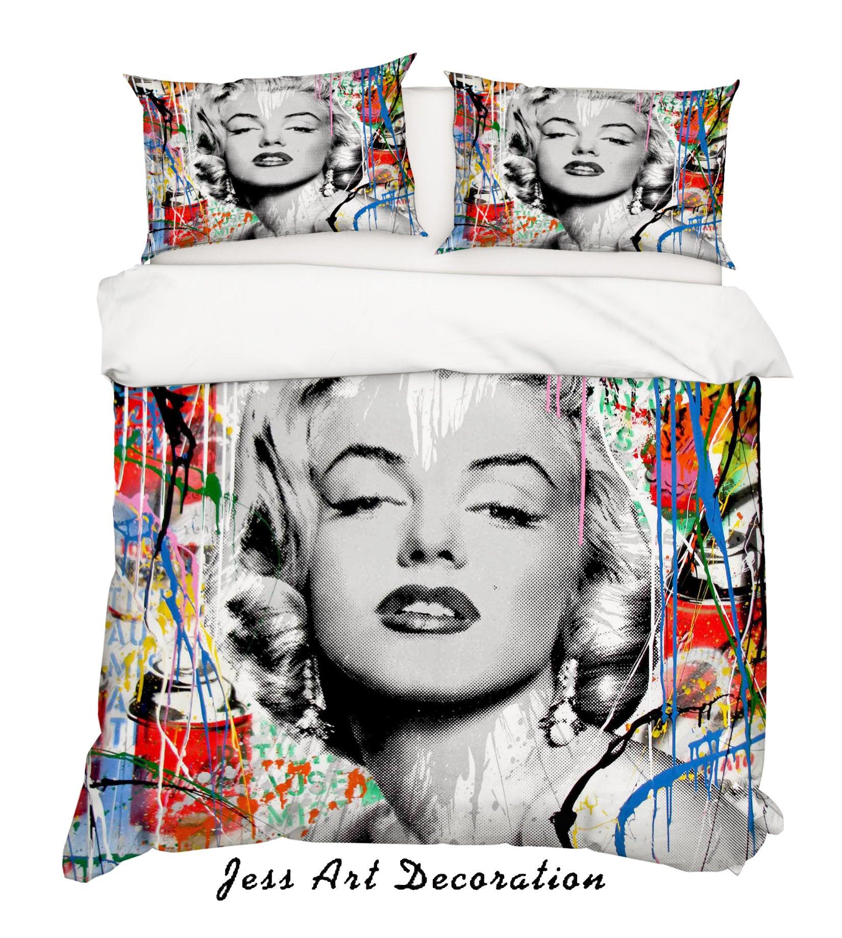 3D  Graceful Lady Black White Quilt Cover Set Bedding Set Duvet Cover Pillowcases  ZY D101- Jess Art Decoration