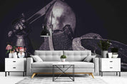 3D Warrior Armor Fight Wall Mural Wallpaper SF13- Jess Art Decoration
