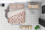 3D Hand Drawn Pineapple Fruity Quilt Cover Set Bedding Set Duvet Cover Pillowcases LXL- Jess Art Decoration