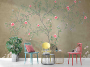 3D Vintage Floral Leaf Wall Mural Wallpaper WJ 2031- Jess Art Decoration
