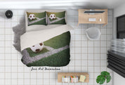 3D Football Soccer Quilt Cover Set Bedding Set Pillowcases 61- Jess Art Decoration