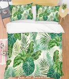 3D Green Leaves Quilt Cover Set Bedding Set Pillowcases 219- Jess Art Decoration