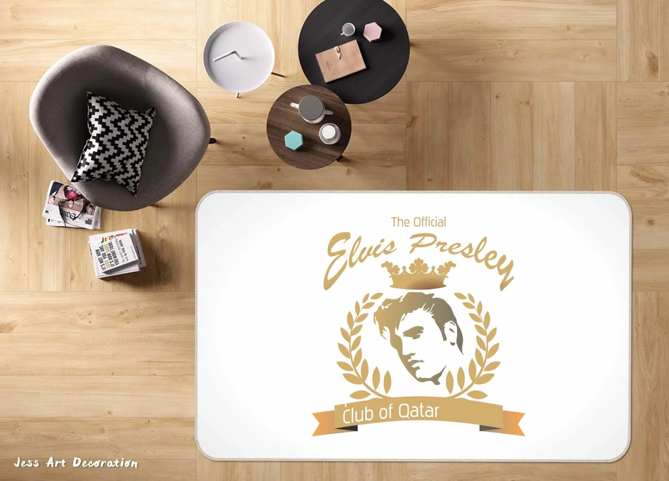 3D Elvis Presley Non-Slip Rug Mat 88- Jess Art Decoration
