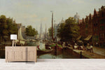 3D Nordic City Canal Oil Painting Wall Mural Wallpaper 17- Jess Art Decoration