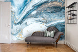 3D Blue Abstract Floral  Wall Mural Wallpaper 27- Jess Art Decoration