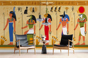 3D Egypt Myth Figures Egyptian mythology figure mural wall mural wallpaper for dining room