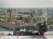 3D  UK Big Ben Notre Dame De Paris Seine Wall Mural Wallpaper SWW5019- Jess Art Decoration