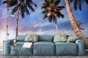 3D Tropical Palm Tree Coconut Tree Wall Mural Wallpaper 106- Jess Art Decoration