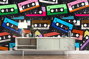 3D Retro Colorful Tapes Wall Mural Wallpaper 31- Jess Art Decoration
