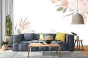 3D Hand-painted Floral Pink  Wall Mural Wallpaper SWW1097- Jess Art Decoration