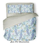 3D Color Peacock Pattern Quilt Cover Set Bedding Set Pillowcases  33- Jess Art Decoration