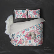 3D Colored Flower Pattern Quilt Cover Set Bedding Set Pillowcases  112- Jess Art Decoration