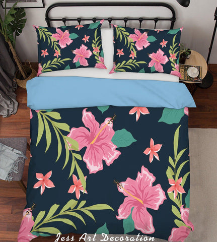 3D Red Flowers Pattern Quilt Cover Set Bedding Set Pillowcases 44- Jess Art Decoration