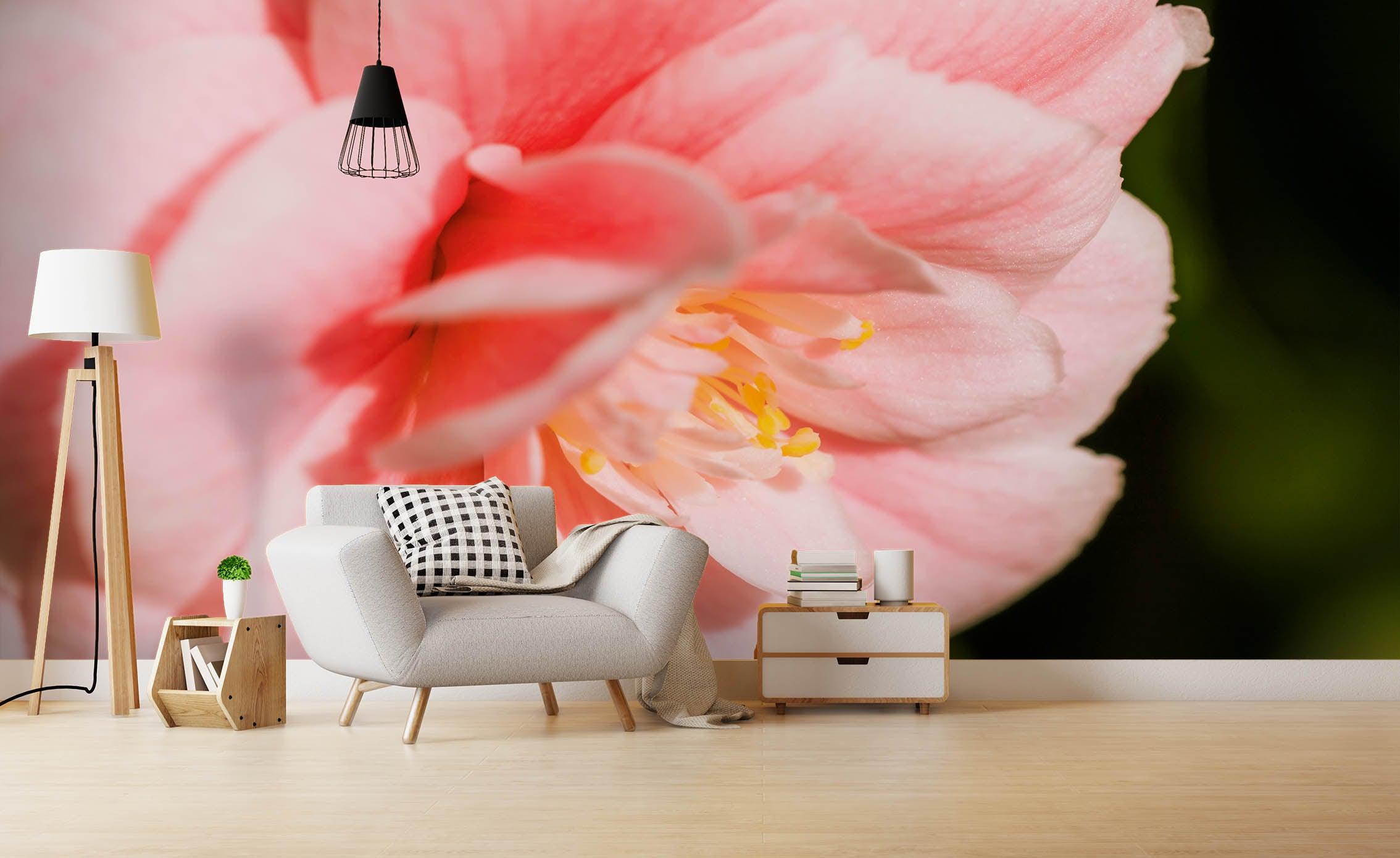 3D Beautiful Pink Big Flower Wall Mural Wallpaper ZY D102- Jess Art Decoration