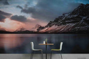 3D  Mountain Rivers Sunset Glow Wall Mural Wallpaper SWW4076- Jess Art Decoration