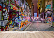 3D Colored Street Graffiti Wall Mural Wallpaper LQH 94- Jess Art Decoration