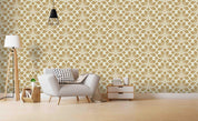3D Yellow Floral Pattern Wall Mural Wallpaper 06- Jess Art Decoration