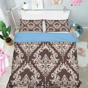 3D White Plaid Plates Pattern Quilt Cover Set Bedding Set Pillowcases 184- Jess Art Decoration