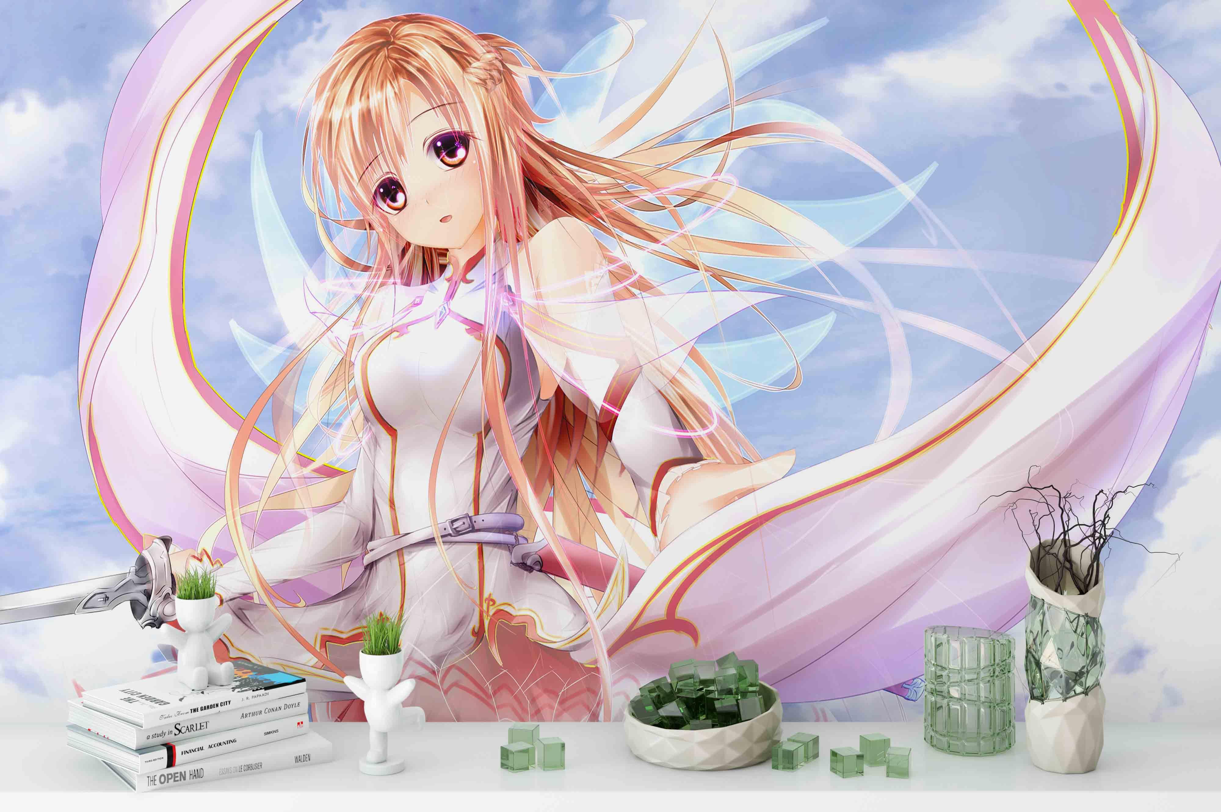 3D Sword Art Online  Wall Mural Wallpaper 185- Jess Art Decoration