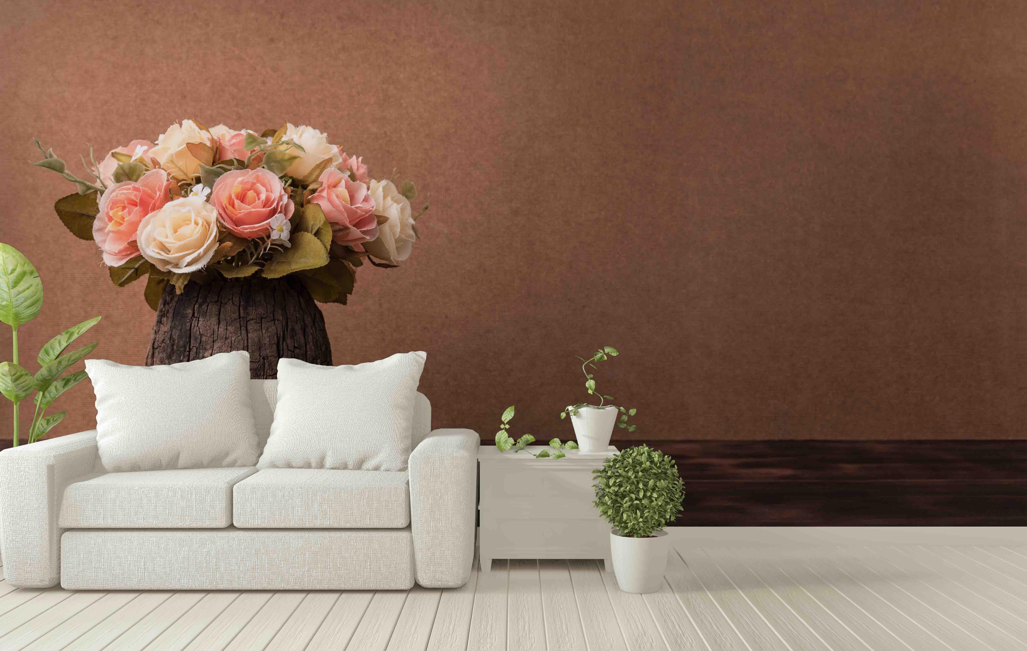 3D rose brown wall mural wallpaper 27- Jess Art Decoration