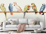 3D parrot pattern wall mural wallpaper 16- Jess Art Decoration