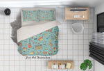 3D Cartoon Music Equipment Quilt Cover Set Bedding Set Pillowcases 17- Jess Art Decoration