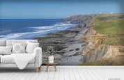 3D Sky Sea Coastline Landscape Wall Mural Wallpaper LQH 103- Jess Art Decoration