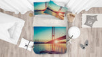 3D Cross Sea Bridge Scenery Quilt Cover Set Bedding Set Pillowcases 117- Jess Art Decoration