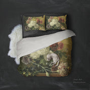 3D Color Flower Oil Painting Quilt Cover Set Bedding Set Pillowcases 47- Jess Art Decoration